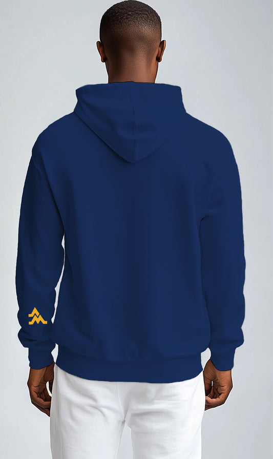 Let’s Go Mountaineers! Hoodie – Blue (Men’s Fall/Winter Collection) - Sassy Foot Fashion