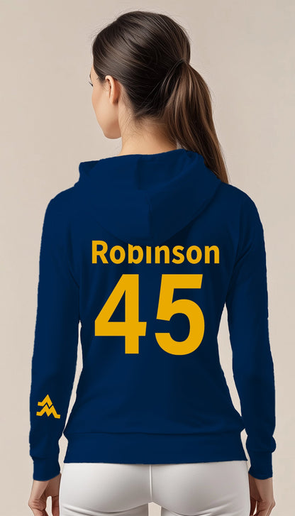 "Mo" Robinson Hoodie – Gold (Women’s Fall/Winter Collection) - Sassy Foot Fashion