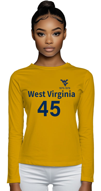 "Mo" Robinson Long Sleeve T-Shirt – Gold (Women’s Fall/Winter Collection) - Sassy Foot Fashion