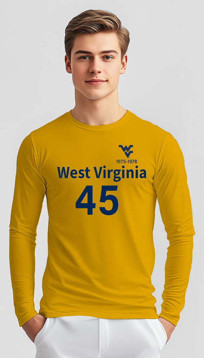 "Mo" Robinson Long Sleeve T-Shirt – Gold (Men’s Fall/Winter Collection) - Sassy Foot Fashion