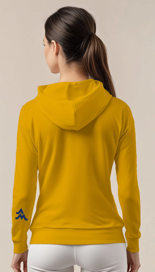 Let’s Go Mountaineers! Hoodie – Gold (Women’s Fall/Winter Collection) - Sassy Foot Fashion