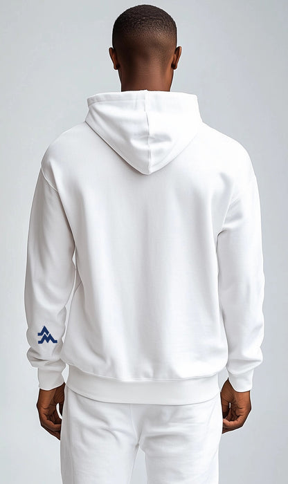 Let’s Go Mountaineers! Hoodie – White (Men’s Fall/Winter Collection) - Sassy Foot Fashion