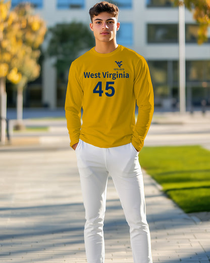 "Mo" Robinson Long Sleeve T-Shirt – Gold (Men’s Fall/Winter Collection) - Sassy Foot Fashion